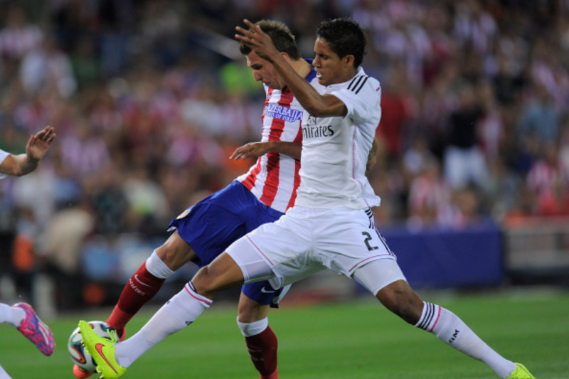 Houston, Texas, USA. 20th July, 2019. Real Madrid CF defender Raphael  Varane (5) prior to the International Champions Cup soccer match between  Real Madrid CF and FC Bayern Munich at NRG Stadium