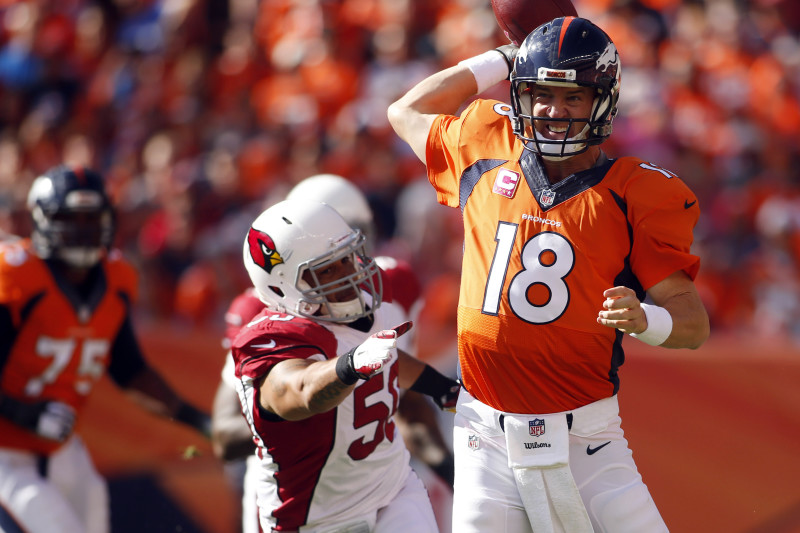 Denver Broncos: Peyton Manning borrowed jersey from fan for TD pass