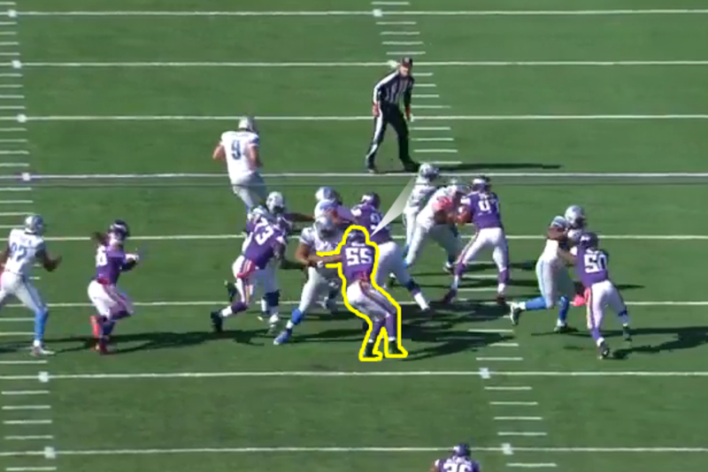 Minnesota Vikings outside linebacker Anthony Barr (55) runs on the