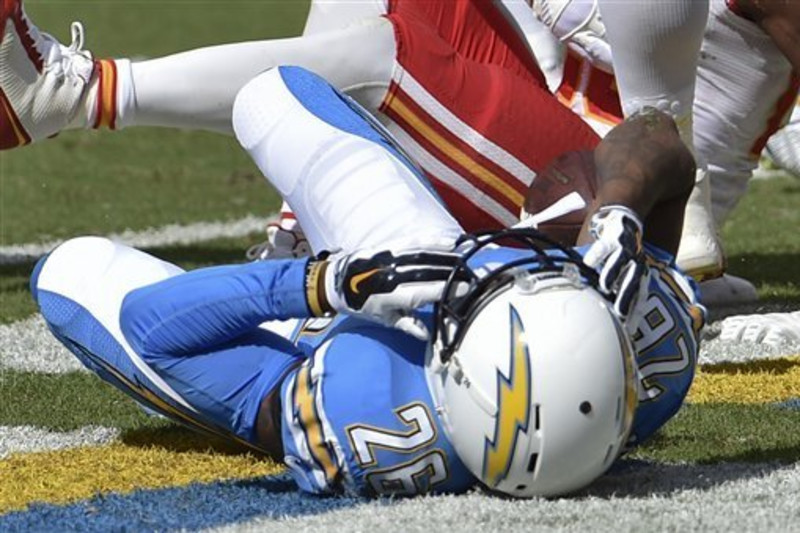 Kansas City RB Jamaal Charles injures left knee - The San Diego