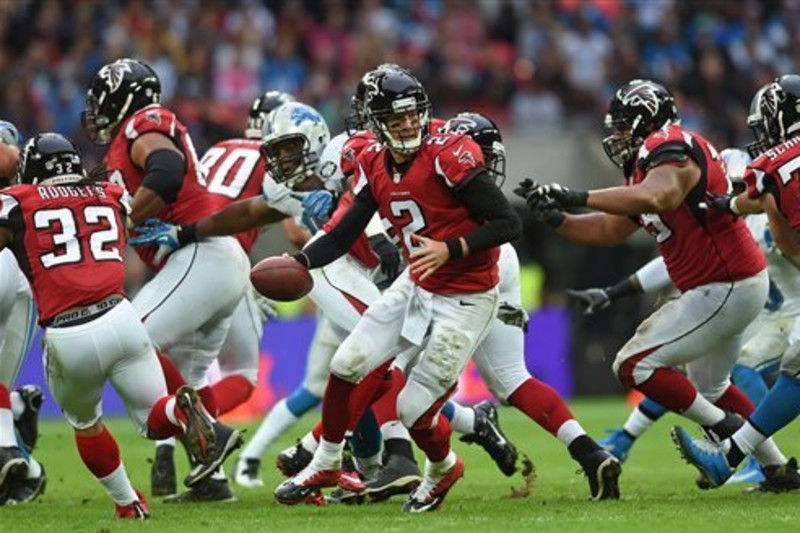 Falcons vs Lions review: OL collapses, DL battles against Lions - The  Falcoholic