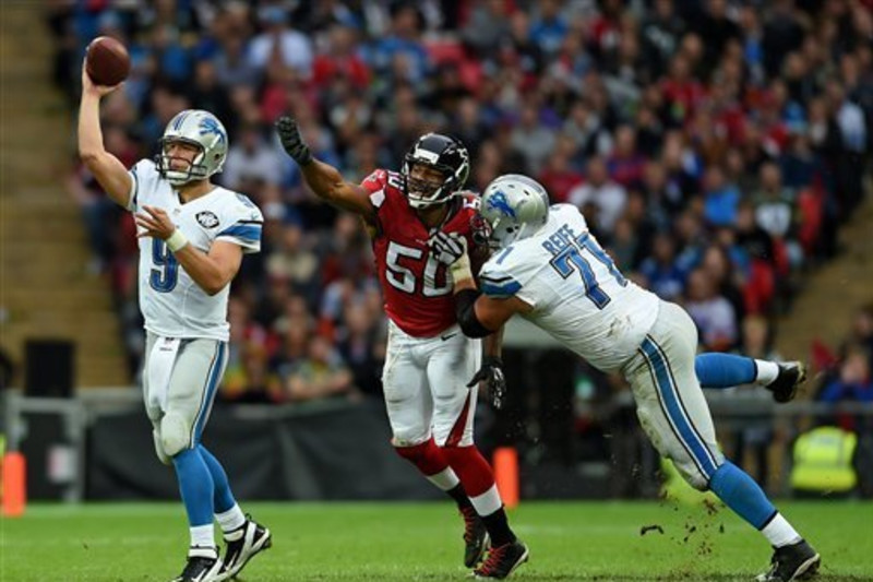 Falcons vs Lions review: OL collapses, DL battles against Lions