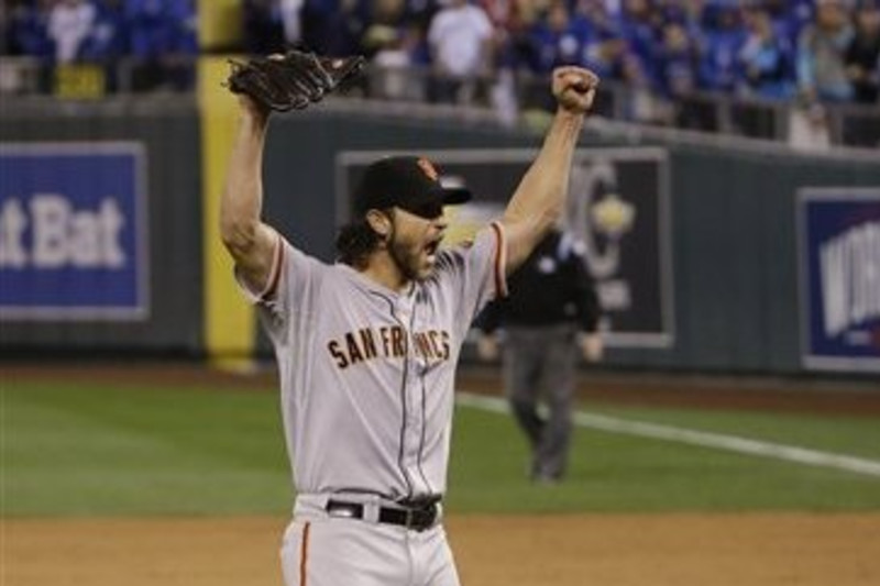World Series: Giants buoyed by Bumgarner's arm, Buster's bat