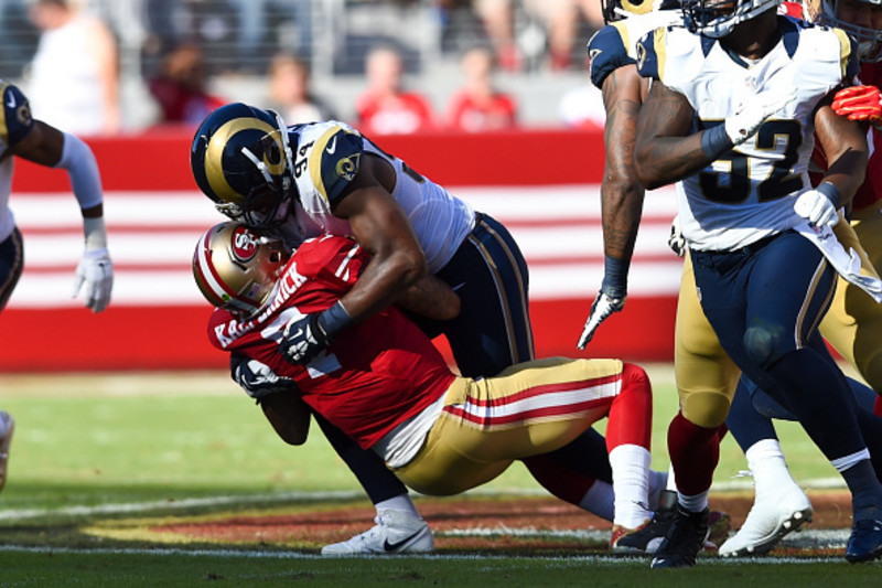 Pro Football Network on X: Sunday's #Rams and #49ers game will