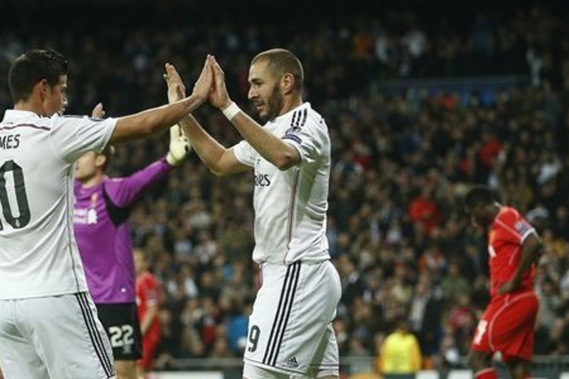 The Sporting News on X: Karim Benzema tied Cristiano Ronaldo for