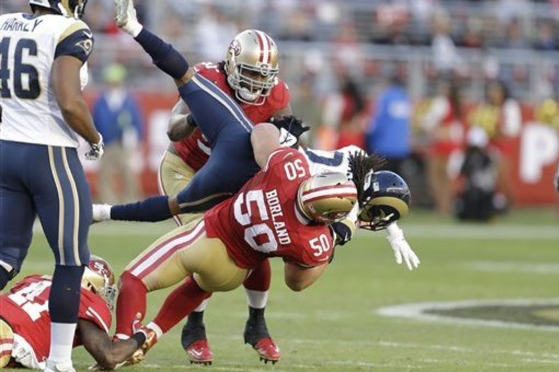 Patriots contain 49ers linebacker Aldon Smith