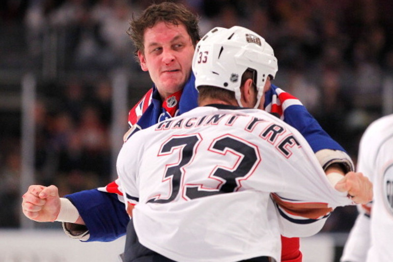 NHL's all-time biggest fighter doesn't want his son to fight