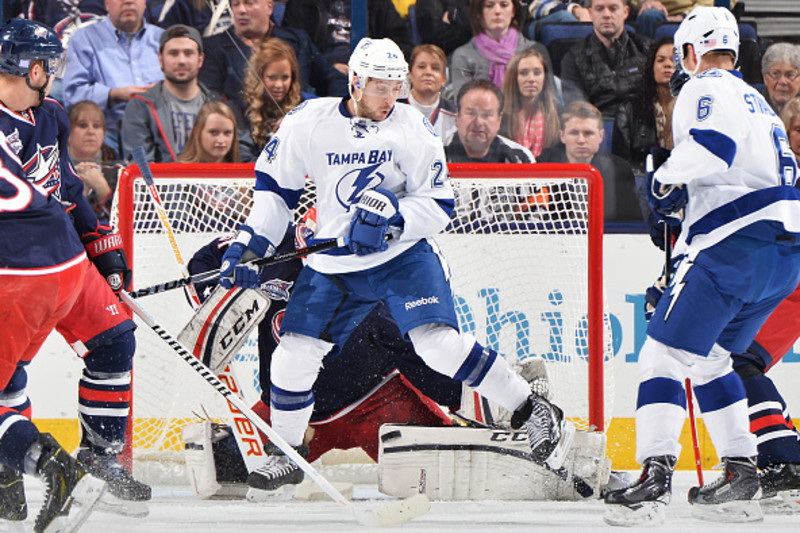 MARTIN ST. LOUIS Tampa Bay Lightning Reebok W/ HOF