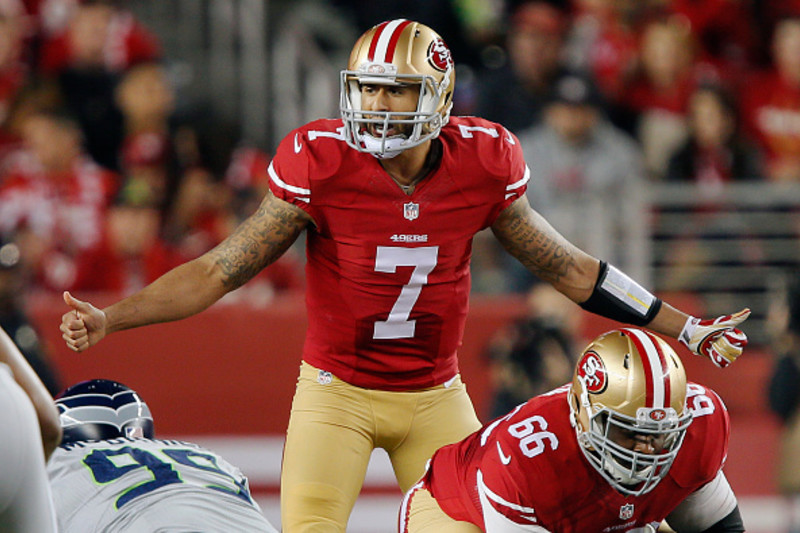 49ers strike gold with record-setting, elusive QB Colin Kaepernick