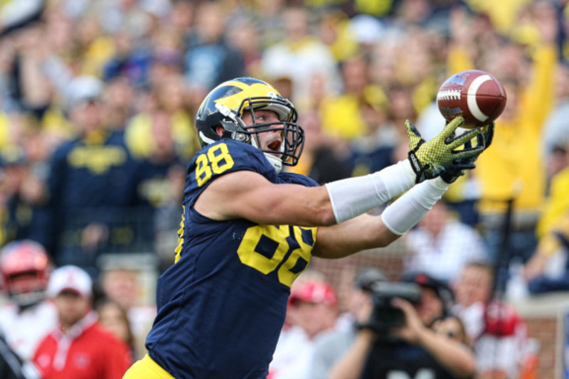 Michigan's Devin Funchess keeps cool about MSU game