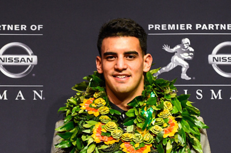 Oregon's Marcus Mariota wins Heisman duel in Rose Bowl