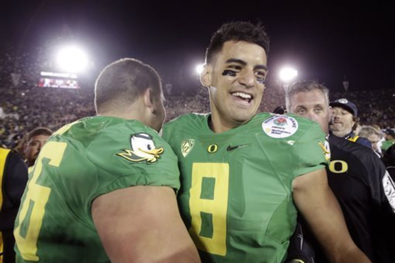 Future uncertain for Marcus Mariota, Oregon after national title