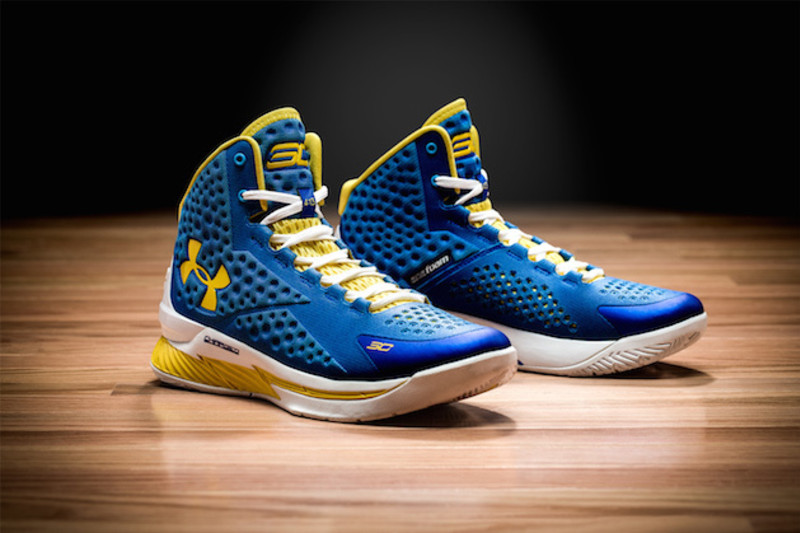 Steph unveils 1st Curry Brand signature shoe