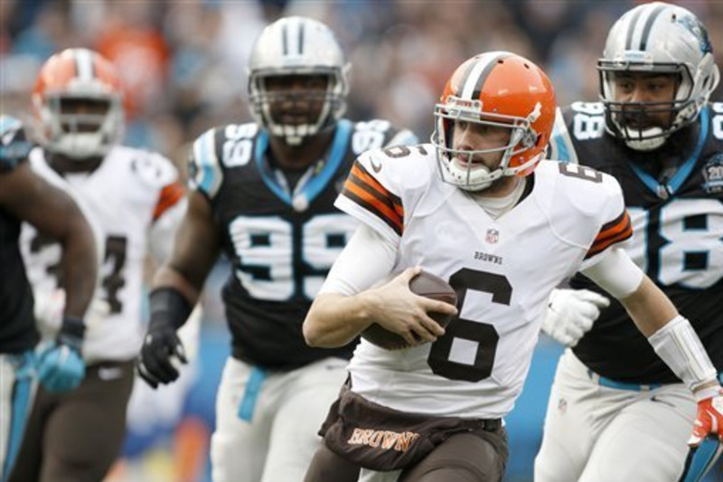 Why on earth is Johnny Manziel in Mexico  and what's up with that Cleveland  Browns uniform?