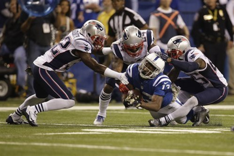 Patriots' Kyle Arrington clamps down on Colts' T.Y. Hilton - The Boston  Globe