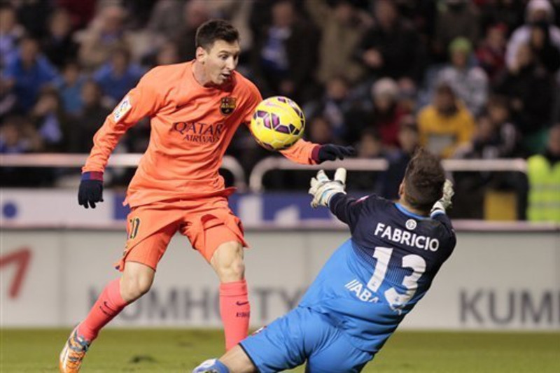 Deportivo La Coruna vs. Barcelona: Lionel Messi Hat Trick Saves Poor  Defense, News, Scores, Highlights, Stats, and Rumors