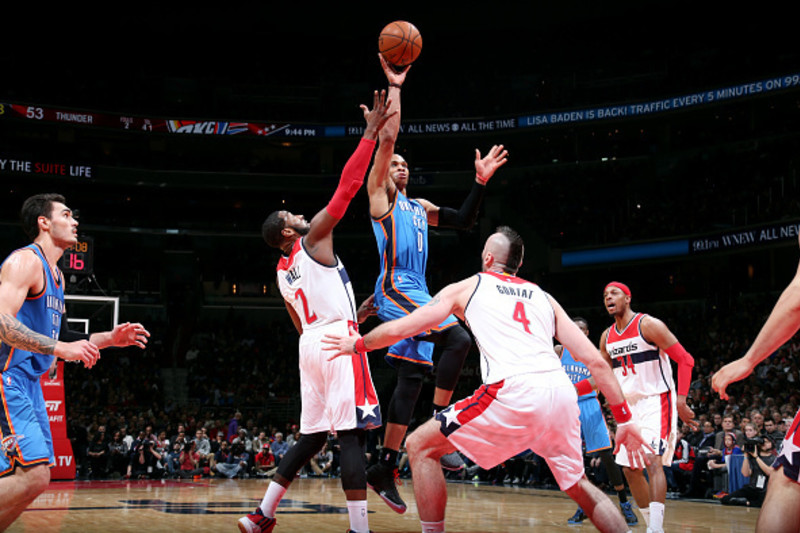 Photos from the Thunder vs Washington Wizards NBA game in