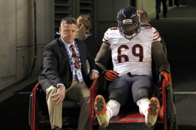 December 04 2011: Chicago Bears defensive tackle Henry Melton (69) in game  action. The Kansas City