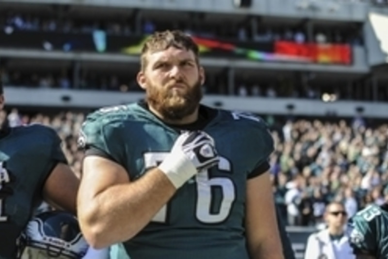 Eagles' Todd Herremans concedes a position switch is in his future