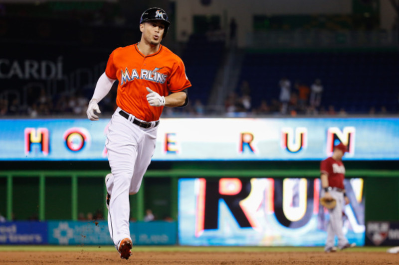 2015 Auction: Giancarlo Stanton Game-Used Jersey HR #24 - Miami Marlins vs.  New York Yankees 6/16/15