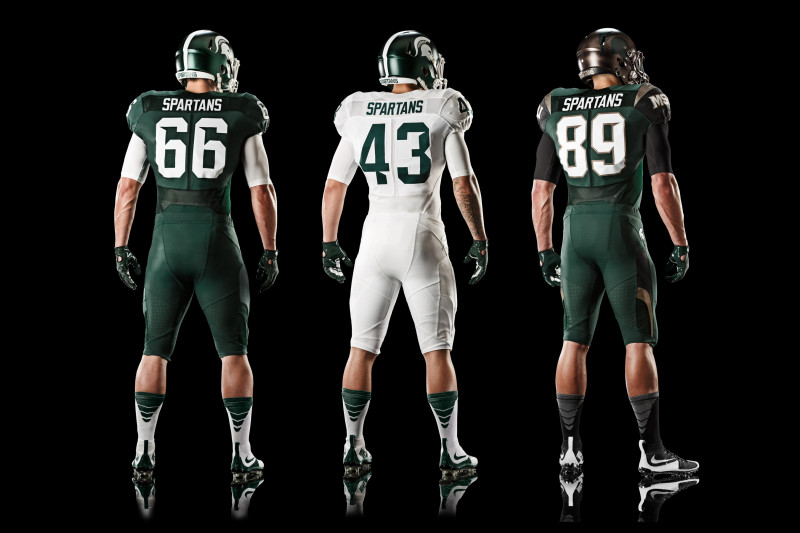 Michigan State Football Unveils New Nike Uniform Design - Michigan State  University Athletics