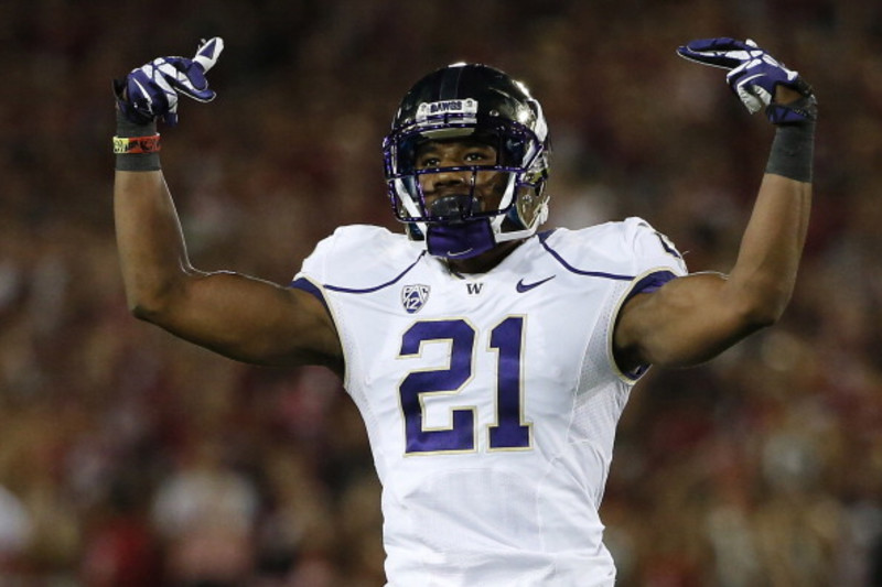 Cornerback Marcus Peters suiting up for his childhood team