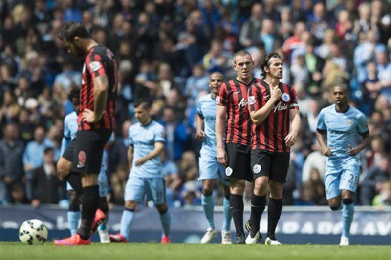 QPR (1) – Manchester City (1) – 'Dibble's clearance rebounded off