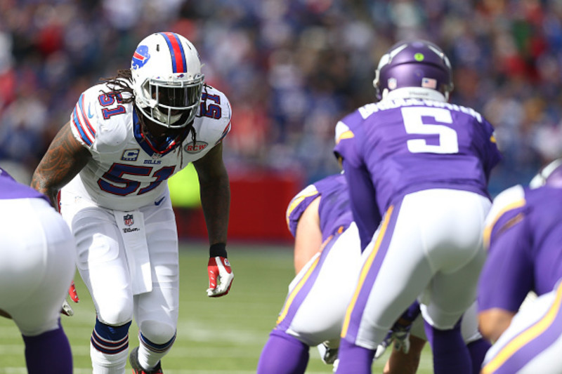 Brandon Spikes Guarantees Two Wins Over Patriots