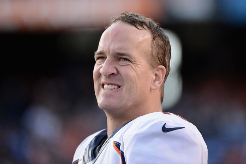 Peyton Manning was untouchable -- thanks to Denver's offensive line - Los  Angeles Times