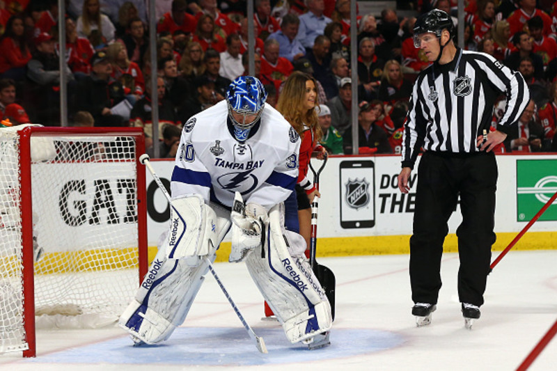 Ben Bishop NHL Reebok Tampa Bay Lightning Hockey Jersey