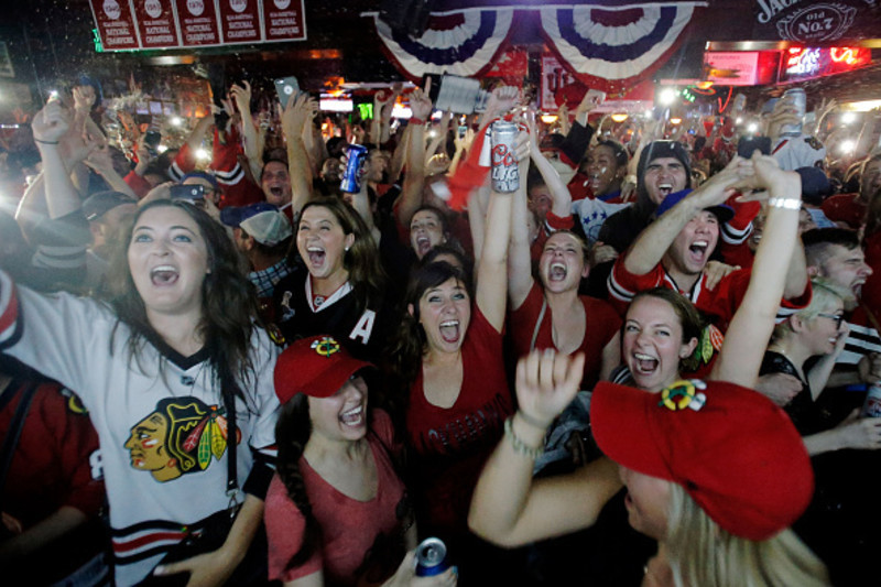 Barstool Chicago on X: Detroit fans holding up the 3 signs on