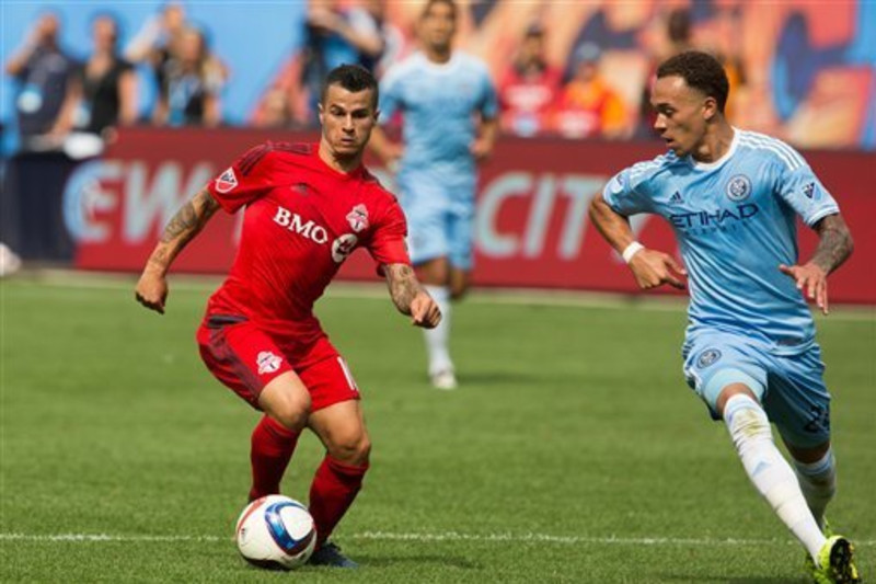 Sebastian Giovinco Toronto FC adidas Male Adult 2017 MLS Player Name and  Number T-Shirt - Red