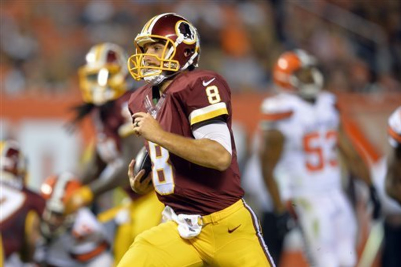 DEC 17 2017 : Washington Redskins quarterback Kirk Cousins (8) warms up  prior to the matchup between the Arizona Cardinals and the Washington  Redskins at FedEx Field in Landover, MD Stock Photo - Alamy