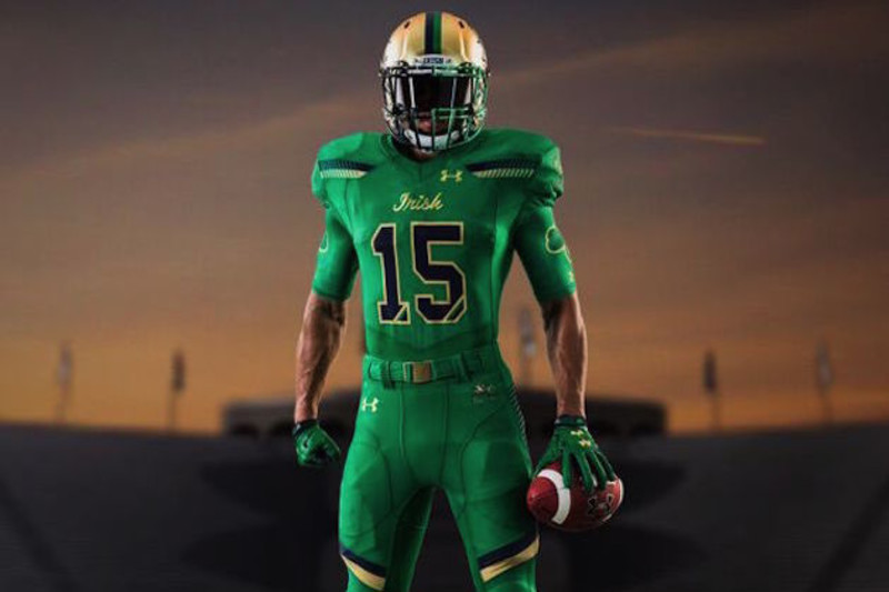 Green notre dame jersey online