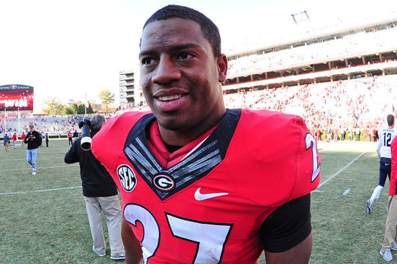 College Teammates on X: Sony Michel, Todd Gurley II, Nick Chubb, Georgia  2014  / X