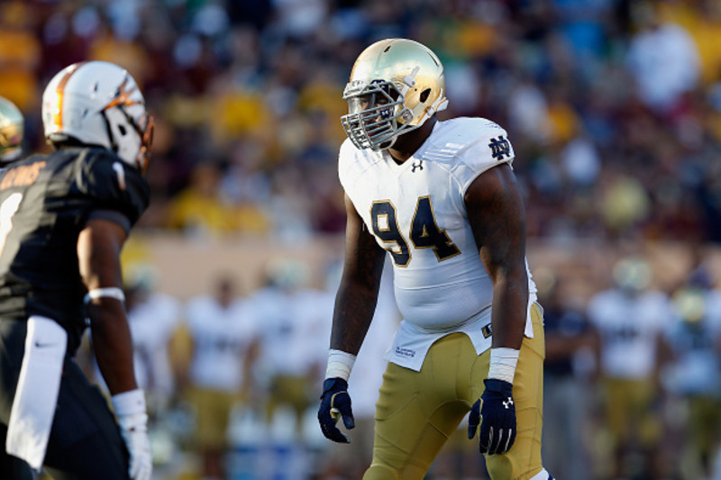 Notre Dame's Torii Hunter Jr. leaves Texas game with injury after big hit 