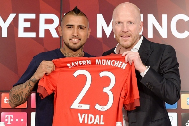 Arturo Vidal, an imposing presence in midfield