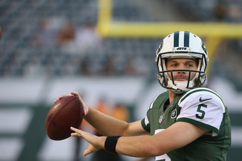 Atlanta Falcons quarterback Matt Ryan throws a pass in the first quarter  against the New York Jets in an NFL pre season game at MetLife Stadium in  East Rutherford, New Jersey on