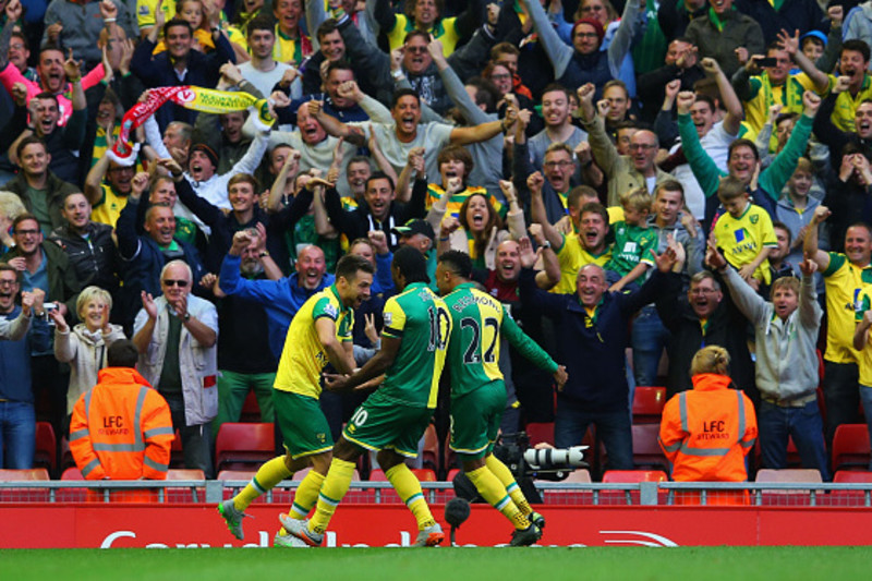 Norwich captain Russell Martin scores against Liverpool less than eight  hours after attending birth of his third child in East Anglia