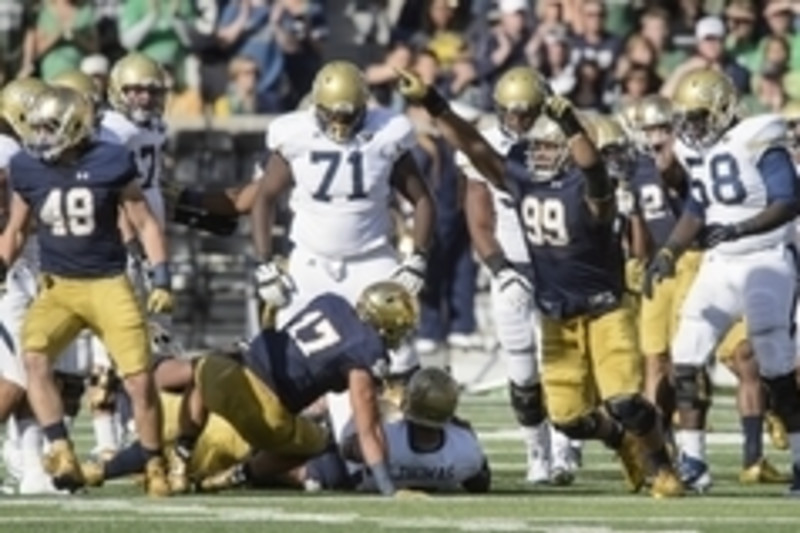 Notre Dame Fighting Irish football in the NFL: Jerry Tillery records a sack  on Monday Night Football