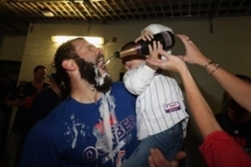 OUTTAKES with Jake Arrieta and his son Cooper 