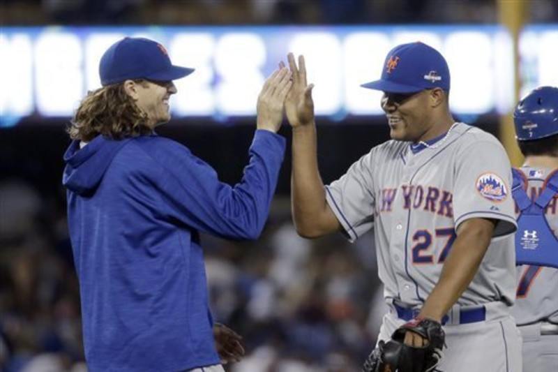 DeGrom outduels Kershaw with 13 Ks; Mets beat Dodgers 3-1