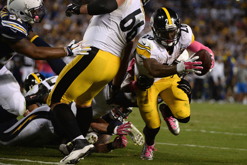 Le'Veon Bell Uses the Entire Field and a Michael Vick Block for this TD, Ravens vs. Steelers