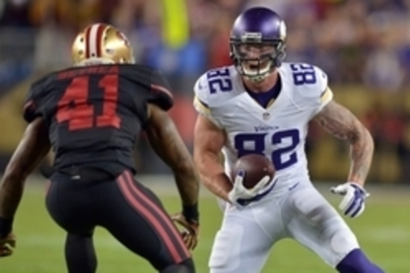 Kyle Rudolph sidelined with ankle injury; Vikings hurting for tight ends