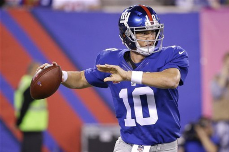 Eli Manning's three interceptions doom Giants in 24-19 loss to Eagles