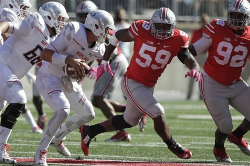 Ohio State defensive end Joey Bosa: Sack shrug stays, long hair is gone 