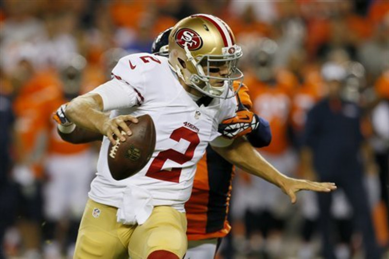 Colin Kaepernick benched by San Francisco 49ers in fourth quarter vs.  Chicago Bears - ESPN