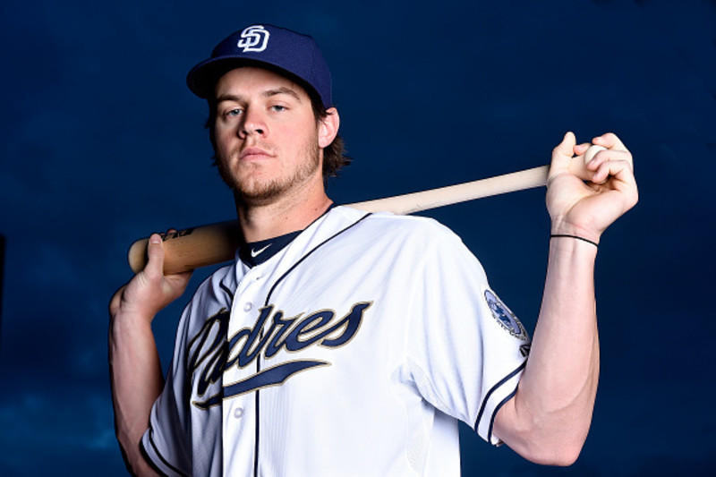 2016 San Diego Padres Road Jersey and Baseball Cap featuring James Shields