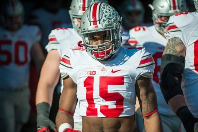 Photo: Ezekiel Elliott Attends 2016 NFL Draft Wearing a Crop Top Under His  Suit Jacket