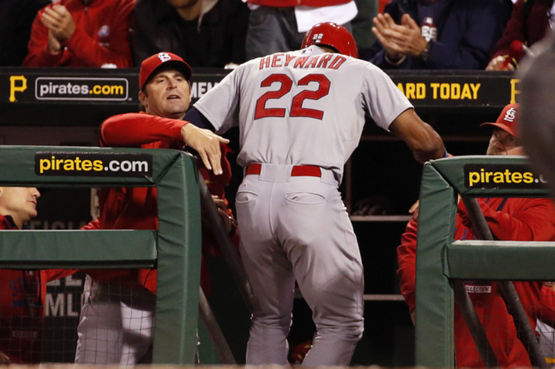 Cardinals manager Mike Matheny miffed that Jason Heyward picked